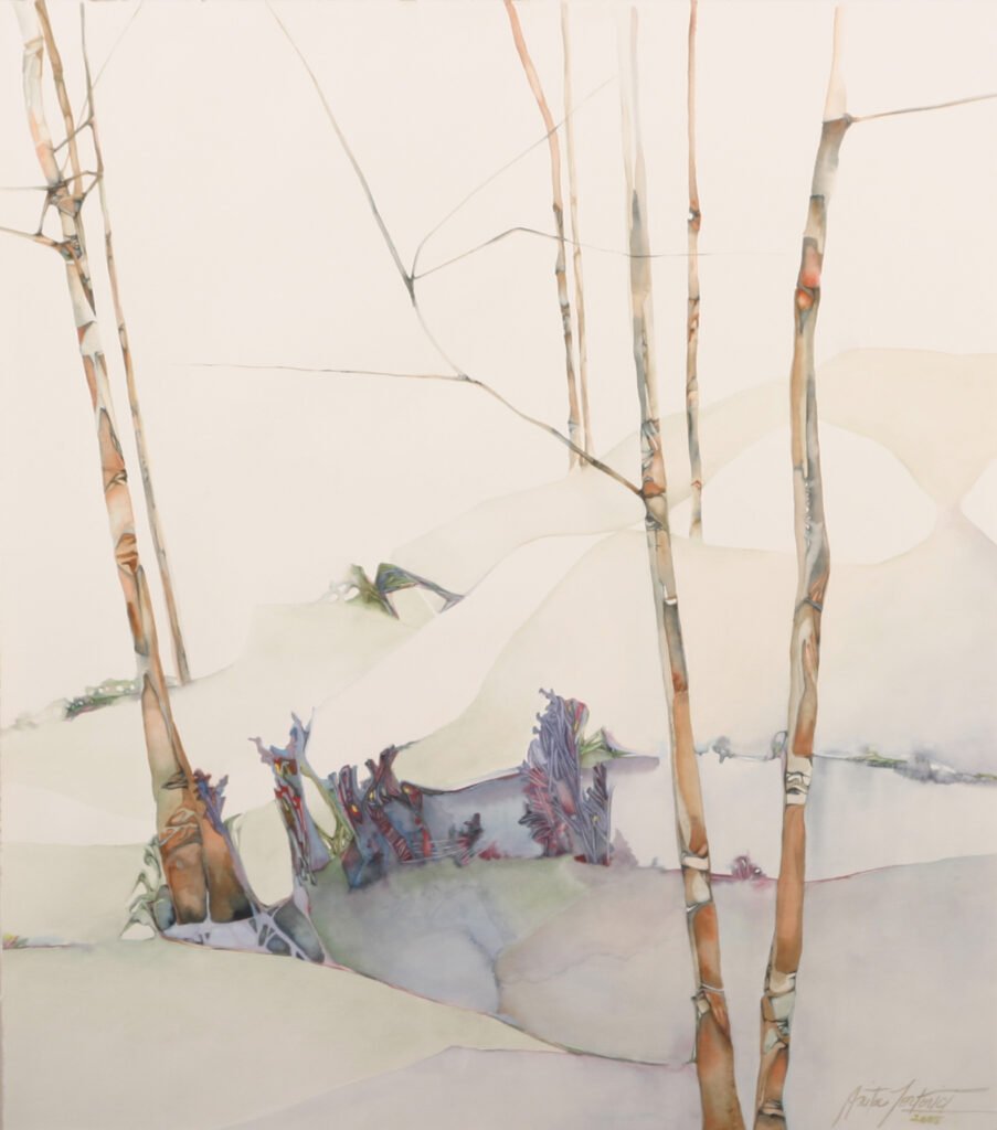 Morning has Broken, watercolor on paper by Anita Tortorici